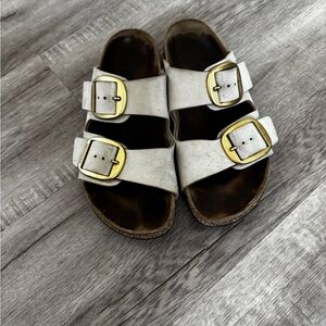 Birkenstock Arizona Big Buckle Slide Sandals, size 38 EUB